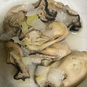 牡蠣の酒蒸し　〜温かい生牡蠣の食べ方〜